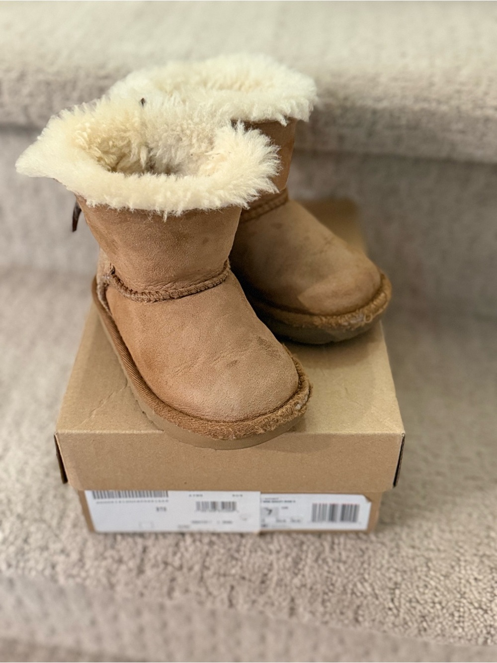 UGG Toddler Mini Bailey Bow II Boots